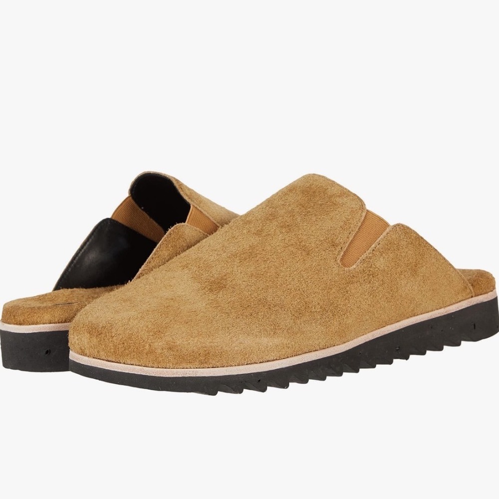 Rag & Bone Suede Tan Slip-On Comfort Mule Clogs Men's US 10 EU 43